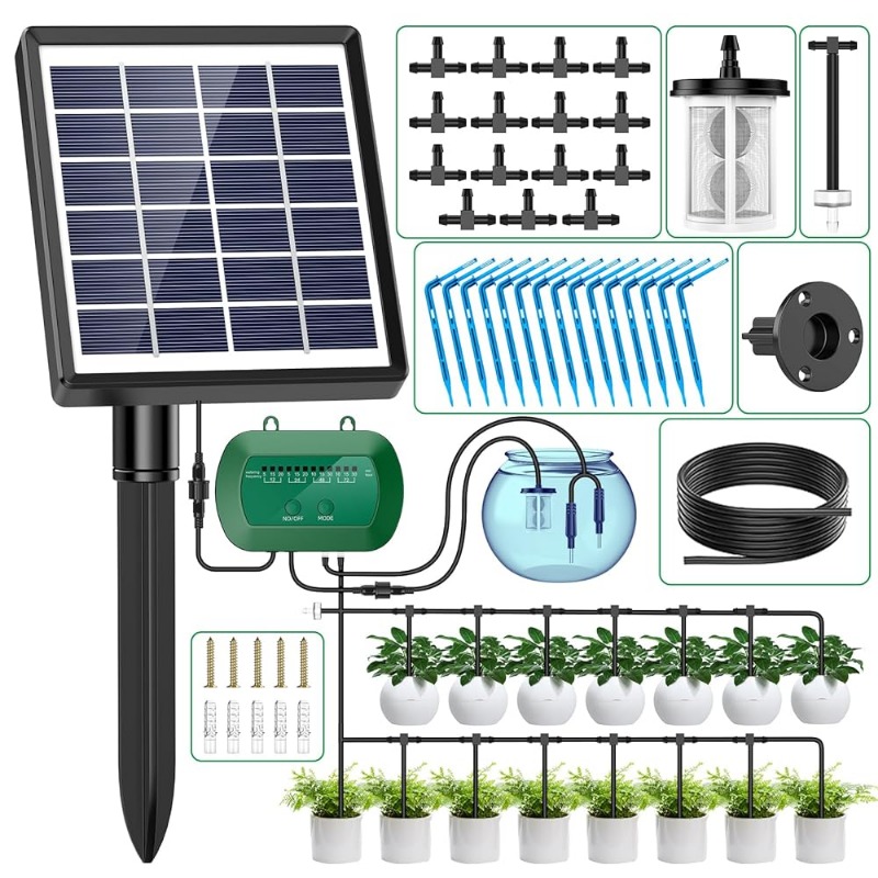 Urban Farming System - Kit di irrigazione solare intelligente 6V